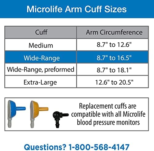 Microlife Replacement Blood Pressure Cuff (Standard Size (8.7-16.5 inch))