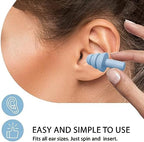Earplugs for Sleeping,5 Pairs Noise Cancelling Silicone Earplugs for Sleeping Swimming Snoring Concerts