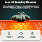 Shiatsu Neck Massager with Heat, 4D Kneading & Deep Tissue Massage for Neck and Back, Portable Wireless Massager for Shoulder Pain Relief at Home, Office and Car