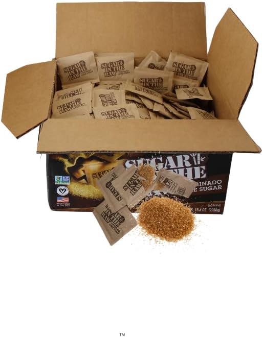 Sugar Packets for Coffee 500 ct, Sugar Packets Bulk, Azucar Morena, Azucar, Coffee Supplies