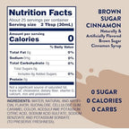 Jordan's Skinny Mixes Syrups Sugar Free Coffee Syrup, Brown Sugar Cinnamon Flavor Drink Mix, Zero Calorie Flavoring for Latte, Protein Shake, Food and More, Gluten Free, Keto Friendly, 25.4 Fl Oz, 1 Pack