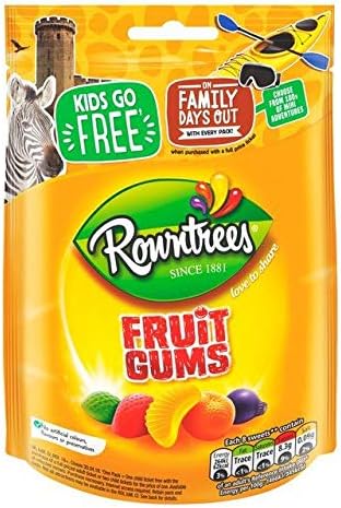 Rowntree's Fruit Gums Sharing Bag 150g