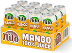 NILO Mango Juice | 100% Squeezed Mango | NO Sugar added | NOT From Concentrate | 10.8 oz (Pack of 12)