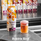 Les Vergers Boiron Mango Fruit Puree Drink Mix, All Natural, No Added Sugar, Non-GMO, No Preservatives, No Added Flavors, Vegan, For Beverages & Cocktails, 1 Liter (33.8 Fl Oz)