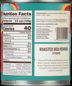 Roland Foods Fire-Roasted Red Pepper Strips, Specialty Imported Food, 28 Ounce Can, Pack of 4