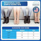 HAPAD Metatarsal Bars - Metatarsal Foot Pads for Women & Men, Medium (Pack of 1) - Supportive, Breathable, Comfortable, Ball of Foot Pad for Shoes & Heels - Cushions for Metatarsalgia, Medium Arch