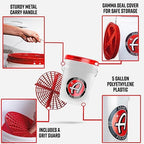 Adam's Polishes Car Wash Bucket (5 Gallon Bucket + Grit Guard + Gamma Seal Lid), Perfect Car Tool for Washing & Garage Storage, Stores Car Wash Soap, Foam Cannon, Foam Gun, Microfiber Towels & More