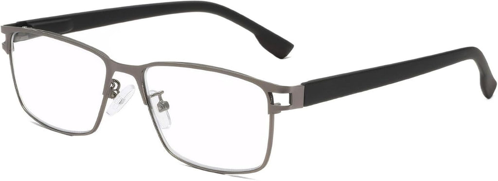Rectangular Reading Glasses for Men Women – Professional, Blue Light Blocking Computer Readers, HD Lens, Spring Hinge