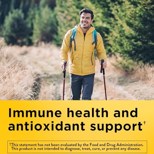 Nature Made Zinc Supplements 30 mg Per Serving, Dietary Supplement for Immune Health and Antioxidant Support, 60 Zinc Gummies, 30 Day Supply