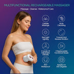 VOYOR Electric Cellulite Massager, Body Sculpting Machine for Arms, Belly, Legs, Waist, Buttocks, 3 Strengths for Body Cleaning and Deep Tissue Cellulite Massage, IPX7 Waterproof & Cordless VRMM1-NEW