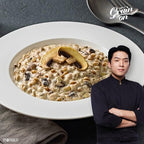 GrainOn Mushroom Cream Farro Risotto Fully Cooked 2-Min, Low Sugar, Farro Meal & Rice, 250g / 275 Kcal x 3 Packs for Diet, Blood Sugar Support