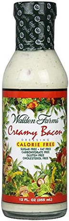 Walden Farms Sugar Free Dressing Creamy Bacon 12 fl oz (Pack of 3)