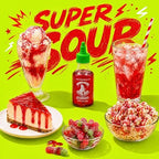 Albert's Souracha Liquid Super Sour Candy 3 Ct Full Size, For Party Favors, Birthday Parties, Goodie Bags, Gifts for Kids, Swedish Candy, PopCorn, Sour Gummy, IceCream Drizzle