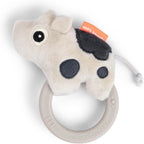 Sensory rattle w/teether - Dotti - Sand