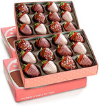 A Gift Inside 24 Love Berries Chocolate Covered Strawberries