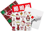 13 Inch Paper Luncheon Napkins, 20 Merry Christmas Design Printed Napkins - 3-Ply, Textured Edges, White Paper Decorated Napkins, Soft And Strong, For Parties Or Catering Events - Restaurantware