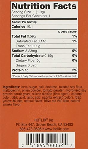 Larvets BBQ Flavored Edible Worms – Crunchy Roasted Insect Snack – High Protein, Sustainable and Nutritious Novelty Food Gift – Fun Bug Snack for Kids and Adults – Unique Tasty Edible Insect Treat