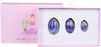 Natural Rose Quartz Yoni Egg Set Drilled Jade Eggs Women Kegel Exerciser Crystal Balls Massage Stone,Lapis Lazuli