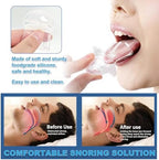 Tongue Stabilizing Device Mouthpiece - Anti-Snore Device, Reusable Snore Solution Stopper for Men/Women - MF88
