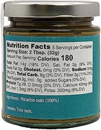 Nutural World - Smooth Pistachio butter 6 Oz (170g) - 100% pure single ingredient - Great Taste Award winner