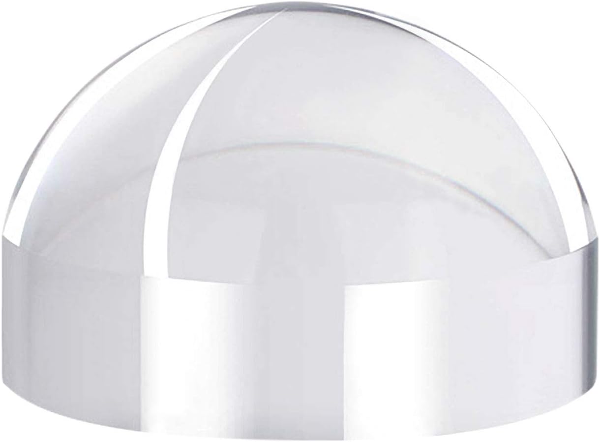 40 X Optical Grade Dome Magnifier Desk Reading Loupe Paperweight 80 MM Optical Half Ball Lens Desk Map Magnifying Mirror Round Shape Reading Aid Hand Polished for Blueprints Newspapers