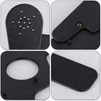 Ophthalmic Eye Occluder with 14 Holes for Ophthalmologists, Orthoptists and Optometrists to Eye Exam（Black）