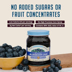 Nature's Hollow Blueberry Jam: Sugar Free Jam and Preserves, Low Cal, Non GMO, Keto Jam, Vegan, Gluten Free, and Diabetic Friendly - Sugar Free Jelly - 10oz