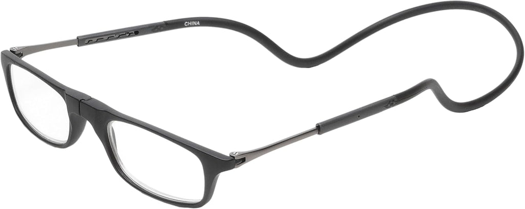 Calabria SP03 Snap Magnetic Reading Glasses Men Women Front Connect Adjustable Temples Eyeglass Around Neck Hanging Readers