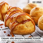 King's Cupboard Bourbon Caramel Sauce - The Perfect Sauce for Ice Cream, Fruit Dip, Topping Desserts, Caramel Drizzle for Coffee - Gluten-Free, Kosher, All Natural Ingredients, Made in USA 10.4 oz