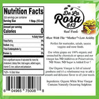 De La Rosa Organic White Wine Vinegar, Aged in Spanish Wood Barrels, Vegan, Non-GMO & Gluten Free, Kosher for Passover, Great for Salad Dressings, Marinades and More, 5 Liter (Pack of 1)