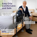 Bed Rails for Elderly Adults Safety, Adjustable Bed Assist Rail - Portable Bed Cane Supports 400 Lbs,ASTM Approved Bedside Safety & Stability for Seniors,for Bed Frames 14.57"-20.67"