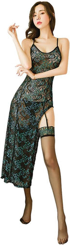 Cheongsam Lingerie Sexy Lingerie Peacock Embroidery lace Maid Cosplay Lingerie Chinese Style