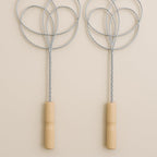 Set of Two Metal Rug Beater Carpet Cleaning Tool Smack Rug Dust Cleatning Must Have in Home for a Couple