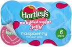 Hartley's No Added Sugar Raspberry Jelly Pot Multipack 6 x 115g