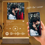 CcXrc Custom Picture Frames, Personalized Photo Frame, Customized Picture Frames, Personalized Valentines Anniversary Birthday Gifts for Women Men bf gf Mom Dad