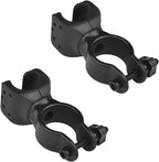 2 Pack Black Durable Walking Stick Holders, Cane Holder, Wheelchair Accessories, Walking Stick Folder for Mobility Scooter, Crutch Holder Cane Accessories, Bicycle Flashlight Rack