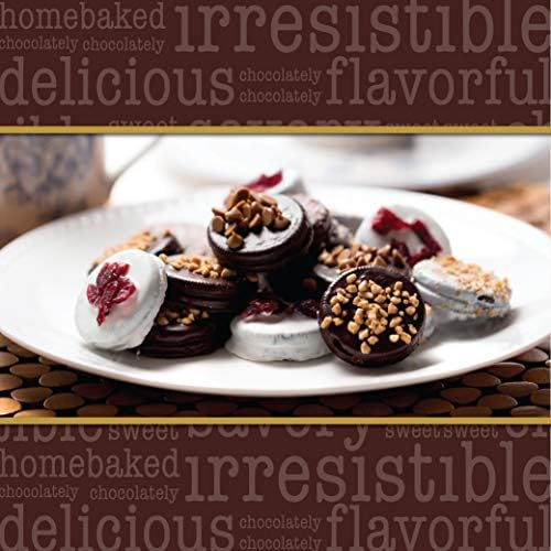 Barnetts Mothers Day 6 Chocolate Cookies Gift Basket, Gourmet Chocolate Covered Candy Gifts for Food Delivery Baskets, Him and Her Treats Ideas for Mother, Mom, Grandmother, Grandma, Wife, Sister, Daughter