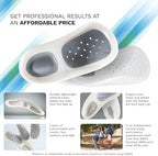 WalkFit Platinum Foot Orthotics Plantar Fasciitis Arch Support Insoles Relieve Foot Back Hip Leg and Knee Pain Improve Balance Alignment (Men 9-9.5 / Women 10-10.5)