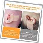 Kids Auricle Support 10 Pairs Protruding Ear Corrector for Babies Silicone External Ear Molding Patch Safe Non-Surgical Care for Deformed Ears