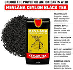 Mevlâna Pure Ceylon Black Tea – Luxurious Hand-Picked Blend, Premium Loose Leaf, 2lb (908g) – Strong, Full-Bodied Flavor, Freshly Packed in Sri Lanka