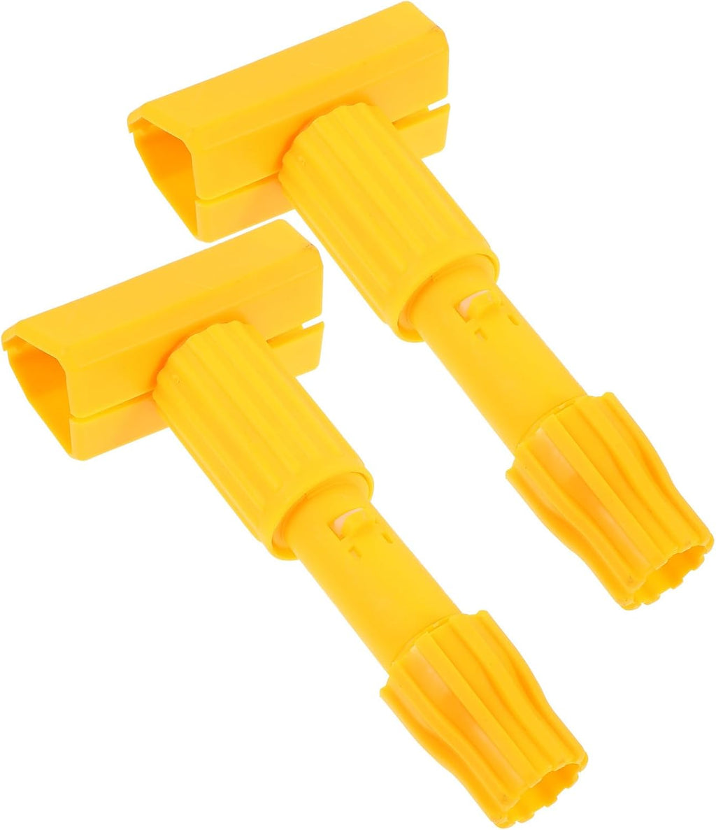 VALICLUD 2pcs Mop Head Holder Clips Replacement Plastic Mop Handle Parts Detachable for Commercial and Household Cleaning