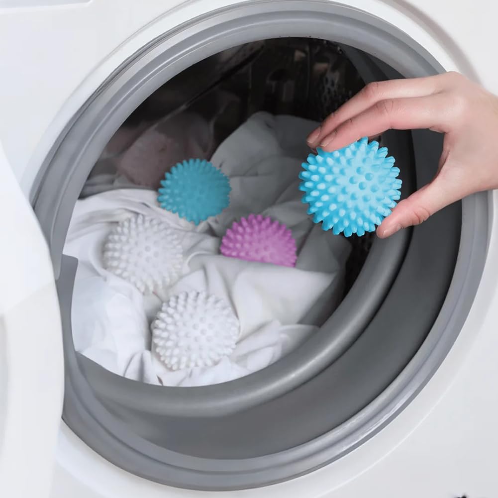 Reusable Lint Remover Balls, Laundry Balls Tangle-Free, Lint Catcher for Washing Machine (4 pcs)