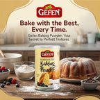 Gefen Baking Powder, 8oz Resealable Container, Gluten Free, Aluminum Free, Cornstarch Free
