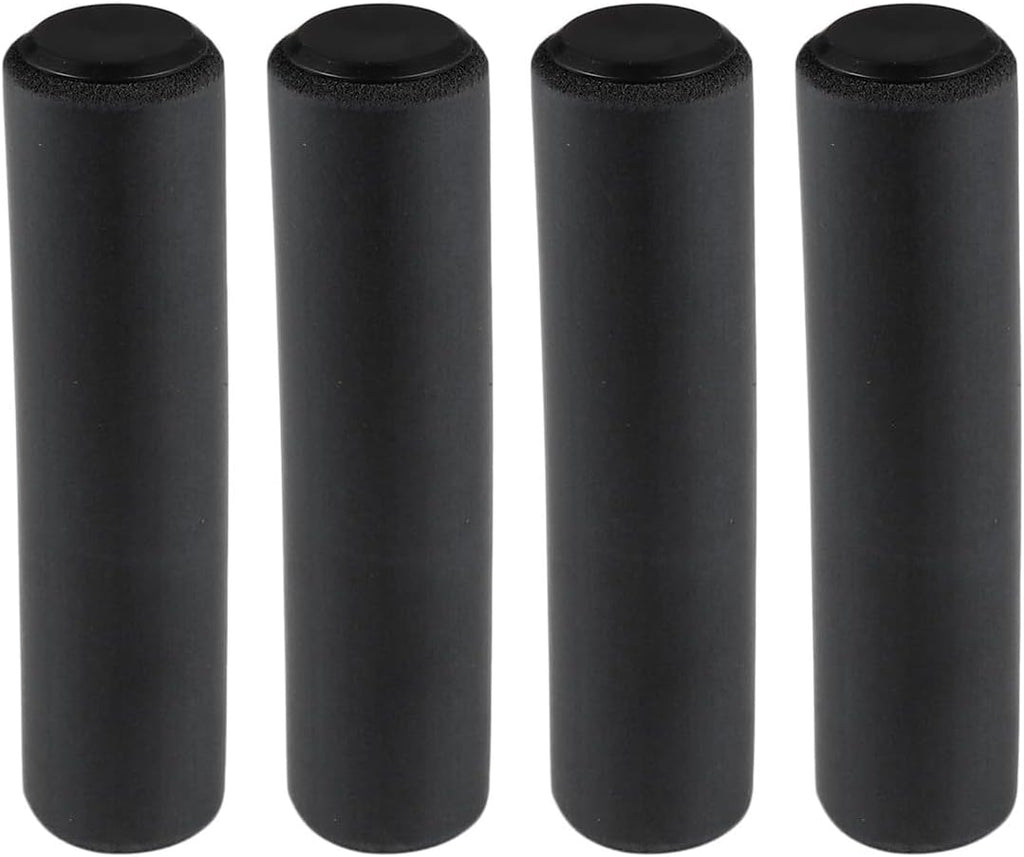 Bike Handle Grips Anti-Shock Lightweight Handlebar Covers 2 Pairs Black Bicycle Grip Sleeves for Cycling Comfort and Vibration Reduction