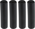 Bike Handle Grips Anti-Shock Lightweight Handlebar Covers 2 Pairs Black Bicycle Grip Sleeves for Cycling Comfort and Vibration Reduction