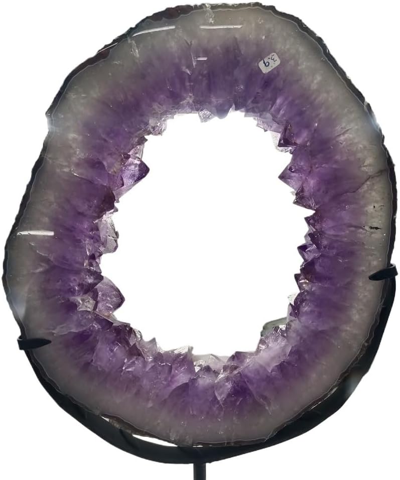 KatLin Natural Stone Natural Purple Geode Ore Energy Crystal Cluster Home Office Decoration Gift Mineral(Size:4.1-4.9kg)