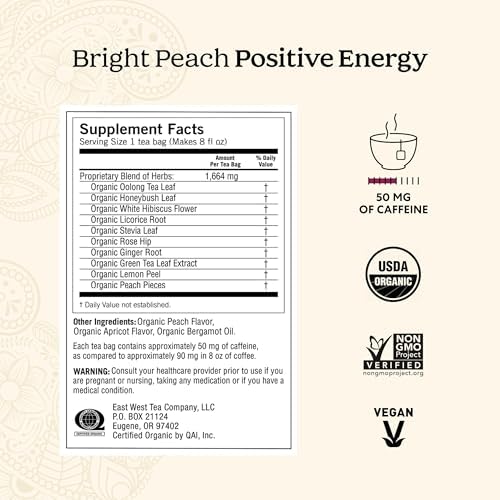 Yogi Tea - Morning Energy Variety Pack (3 Pack) Includes Peach Bergamot Bright Day, Sweet Tangerine Positive Energy, Spiced Blackberry Focus - 48 Organic Tea Bags