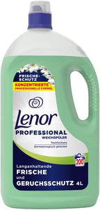 Lenor Professional Fabric Softener, 200 Washes, 4 Litres, Fresh Protection, Long-Lasting Freshness and Odour Protection for Professional Use, Professional Use
