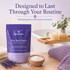 Lansinoh Sitz Bath Salts for Postpartum Care, Perineal Soak with Epsom Salt, Aloe Vera, Lavender & Frankincense Oil, 10 Ounces
