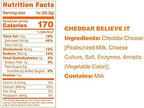 Moon Cheese Cheddar Believe It, 2 Ounce, 3-Pack, Crunchy, Protein-Rich Cheese Snack, Keto Friendly, 100% Real Cheese